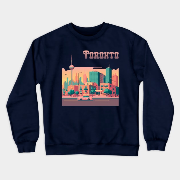 Psychedelic's Toronto Crewneck Sweatshirt by Window Doggo